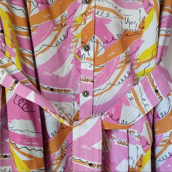 Vera for Anthropologie Confetti midi shirt dress - Picture 7 of 9